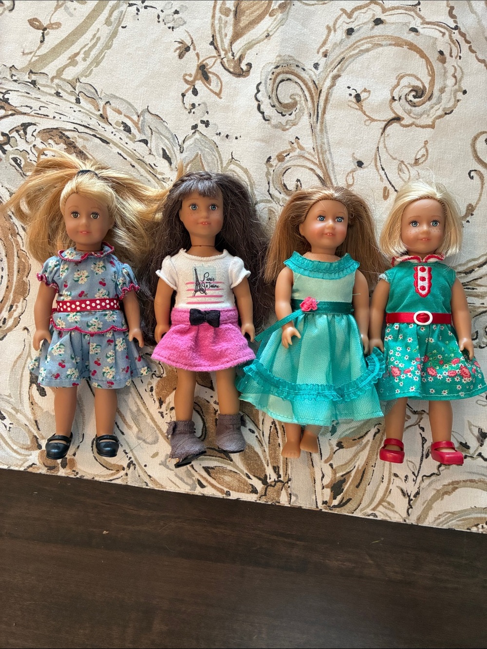 American Girl, set of 4 dolls.